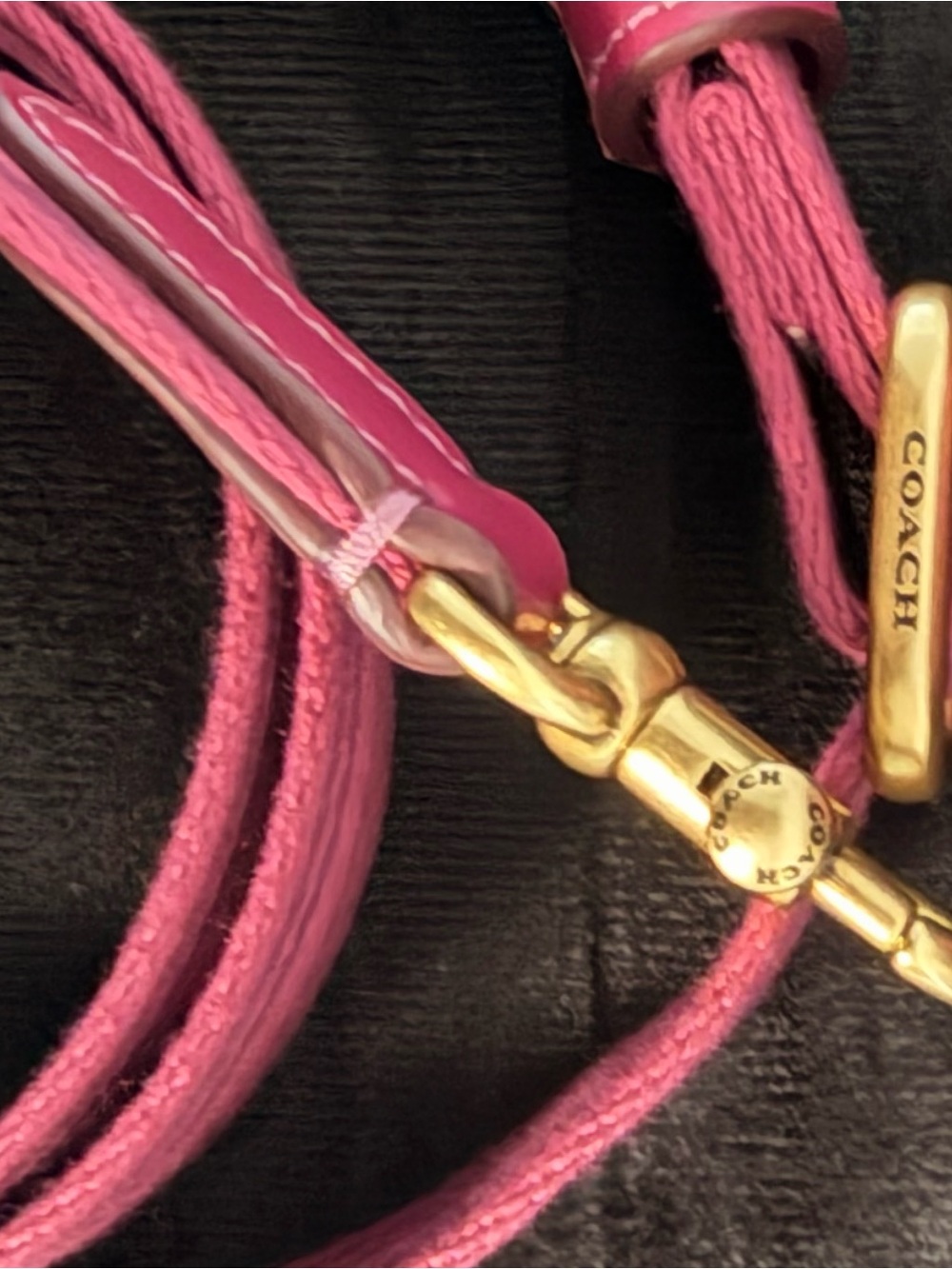 Coach Raspberry Pink Canvas Mini Tote with Detachable Strap - Picture 8 of 9